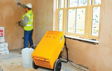 Déshumidification pour Travaux Publics et Bâtiment