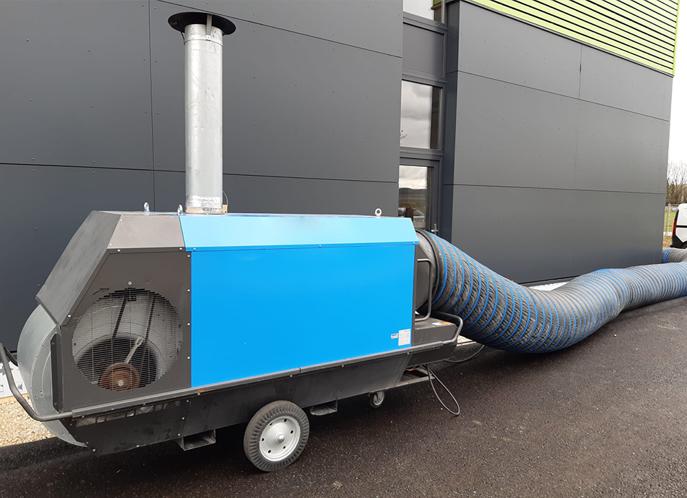 Chauffage pour chantiers avec Climat Location