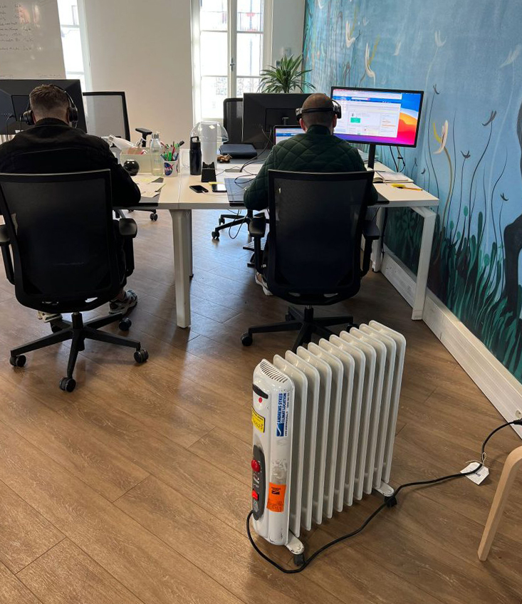 Location de radiateurs pour des bureaux – Livrés en moins de 24h !