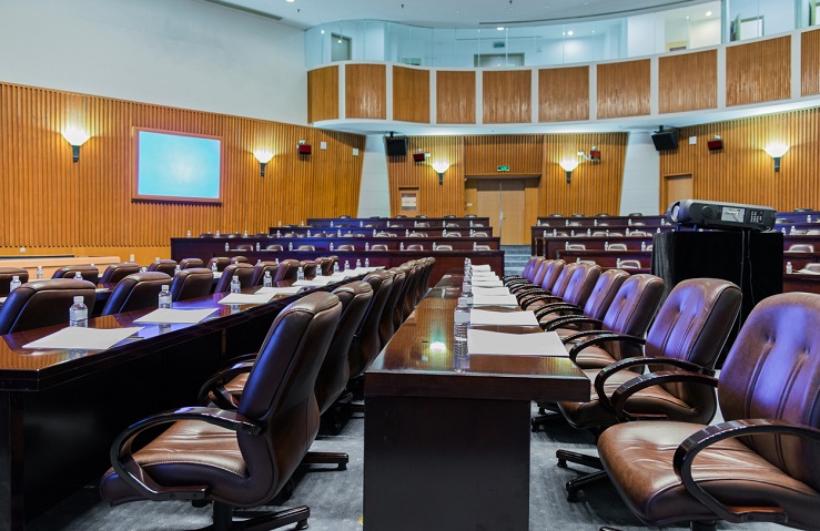 Salle de conference Installation de chauffage d’urgence dans une salle de conférence
