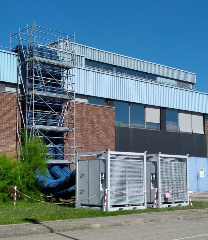 Climatisation temporaire d’une centrale nucléaire