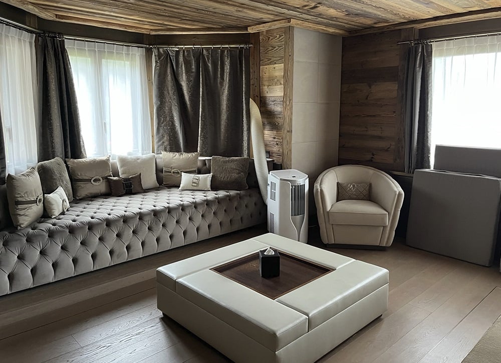 Location de climatiseurs Polar Wind Style pour un luxueux chalet