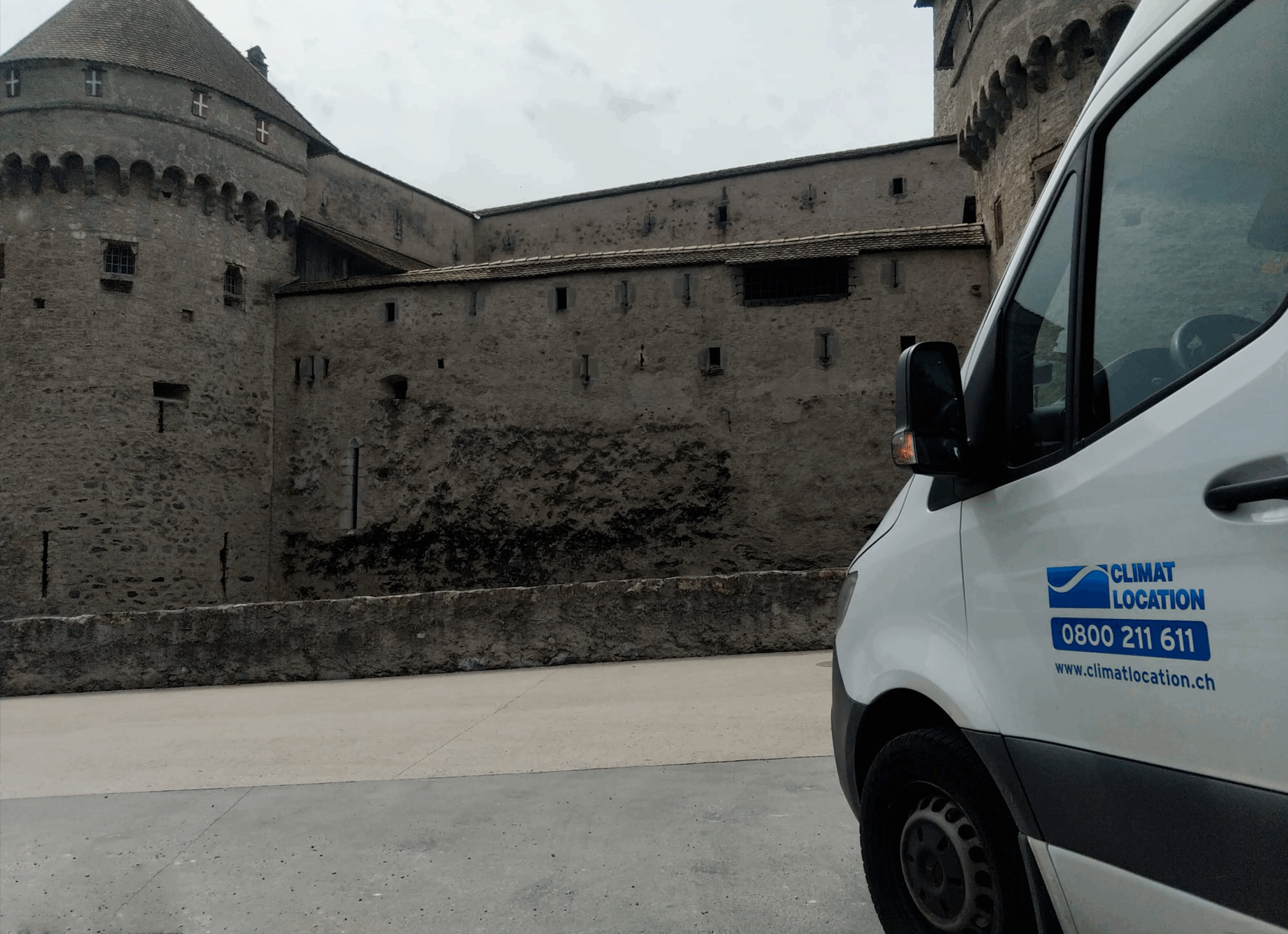 Location de ventilateurs pour un événement dans un château