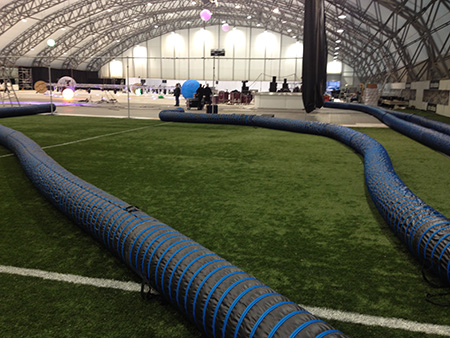 chauffage arene Chauffage d’une arène lors d’un évènement sportif