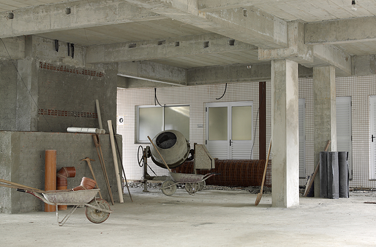 construction-ecole Construction d’une école : location de chauffage lors des travaux