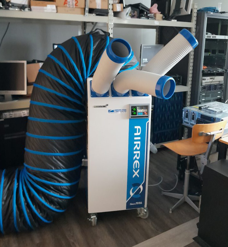 La climatisation temporaire pour accompagner des travaux dans une salle de serveurs