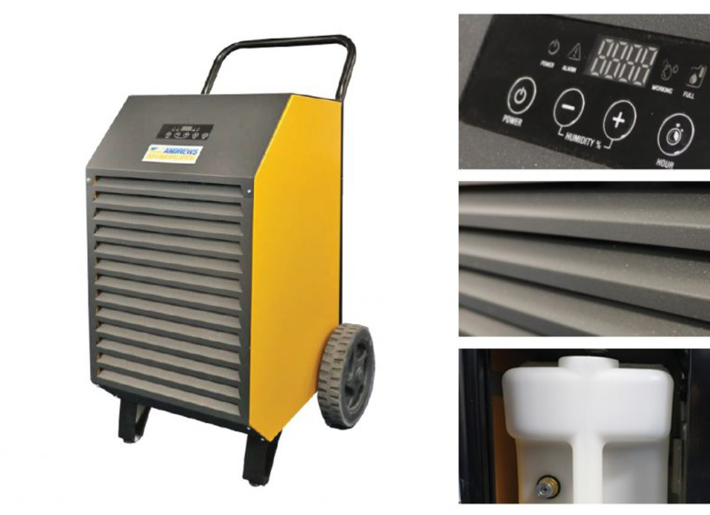 Un déshumidificateur portable moderne qui garantit un séchage économique