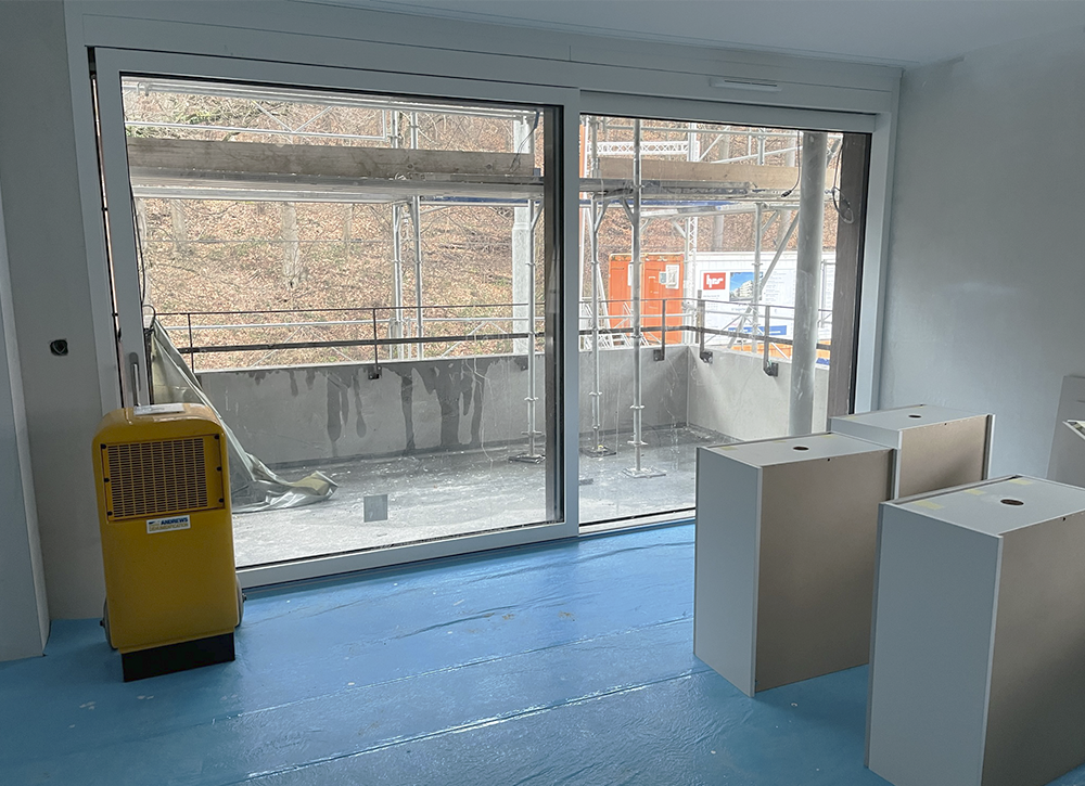 La location de déshumidificateurs permet de finir dans les temps le chantier