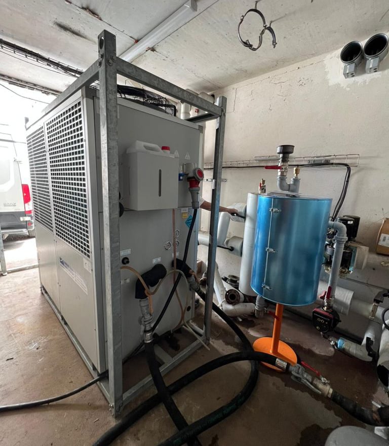 Des travaux de rénovation nécessitent la mise en location d’un groupe de froid