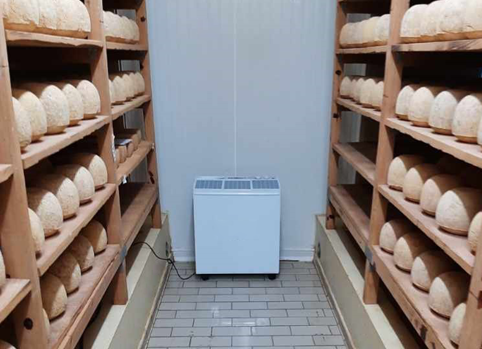 Location d’humidificateurs pendant les travaux de rénovation d’une fromagerie