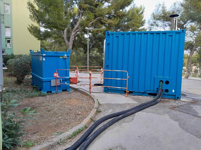 Location d’une chaufferie 500 kW pour les travaux d’un immeuble résidentiel