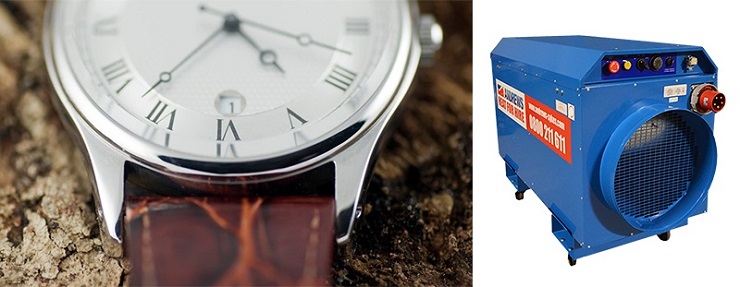 montre-suisse Location de chauffage pour l’atelier de production d’une fameuse horlogerie