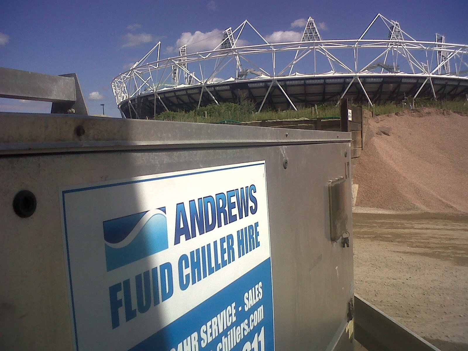 chiller andrews sykes Location groupe de froid pour des projets de construction