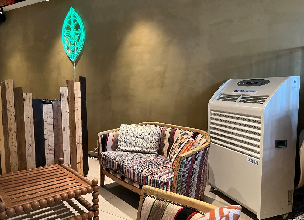 Climat Location sauve de la chaleur un événement dans un restaurant