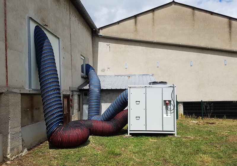 Climatisation haute performance d’une usine de fabrication