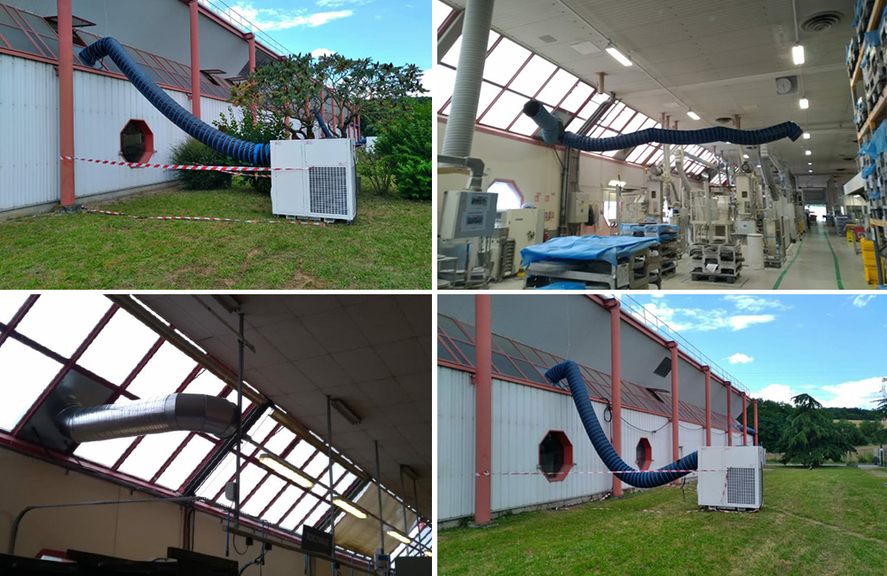 Location de climatisation pour un site industriel