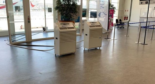 Climatisation pour une salle d’embarquement portuaire