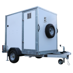 Chaufferie mazout sur roues 100 kW